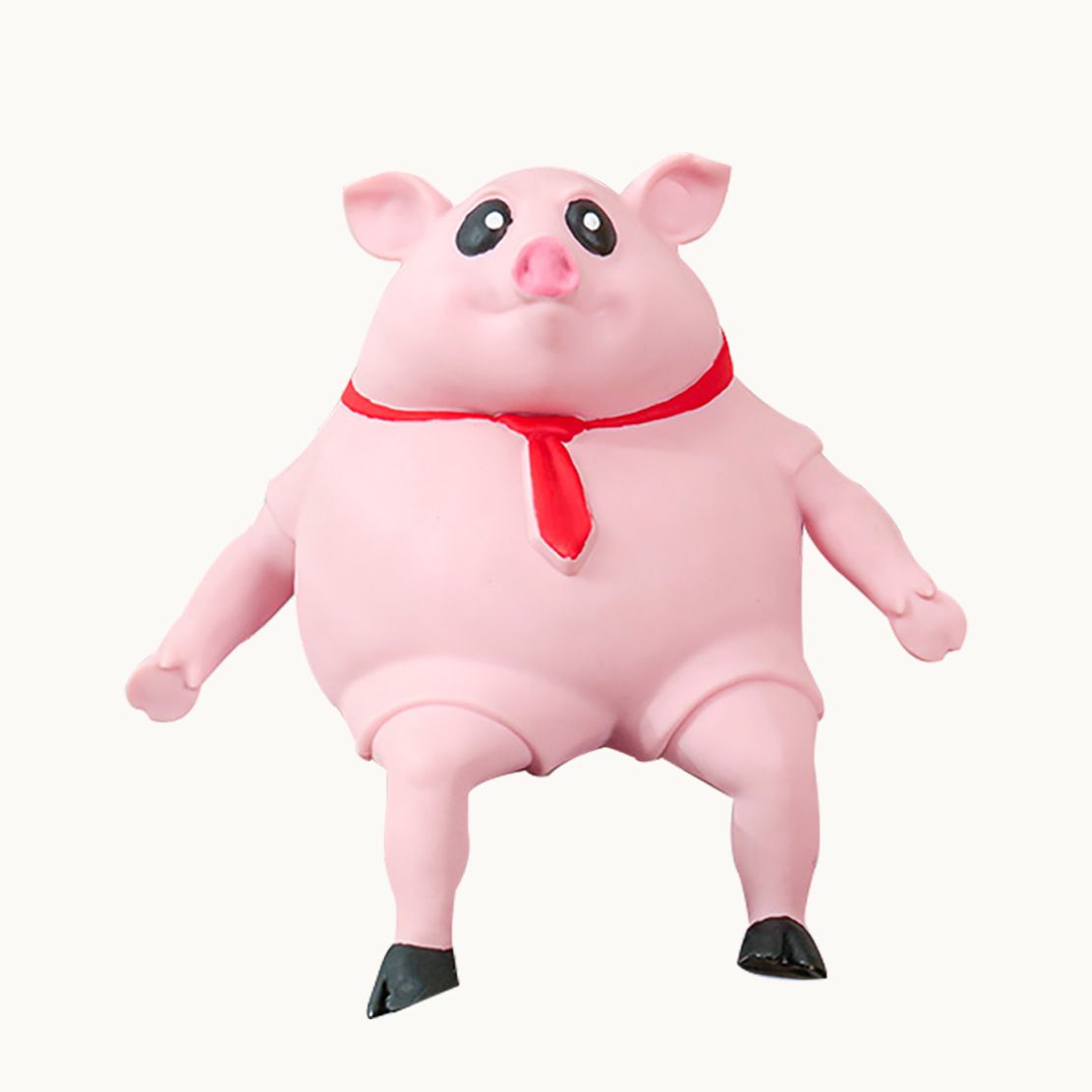 Pink skin pig decompression toy, squeeze and release tool, soft rubber sand packaging, environmentally friendly, non-toxic, slow