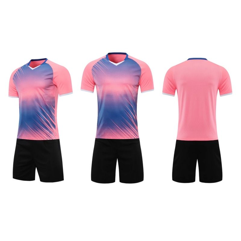 Mens Custom Short Sleeved Sports Team Printed Football Uniform Training Suit Personalized Summer Jersey For Kids