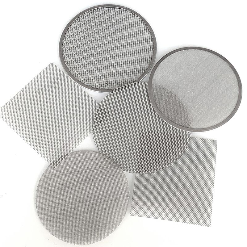 304 Stainless Steel Woven Wire Mesh Filter Disc For Liquid Filtration