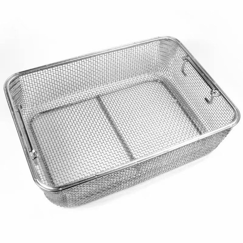 Customized Size Stainless Steel Wire Mesh Basket For Goods Storage