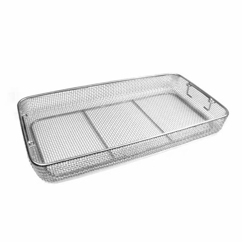 Customized Size Stainless Steel Wire Mesh Basket For Goods Storage