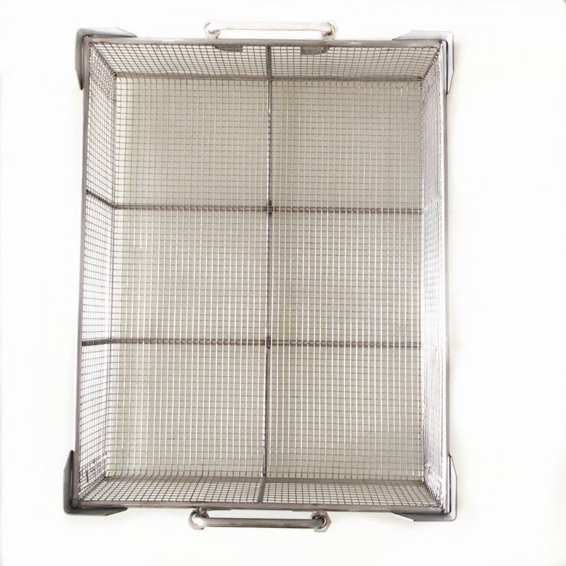 Customized Size Stainless Steel Wire Mesh Basket For Goods Storage