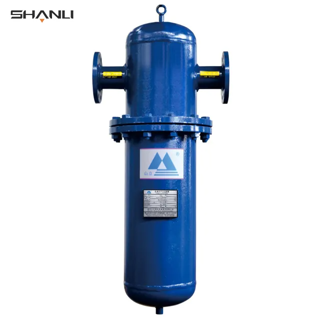 Shanli Cheap Price New Design Carton Stainless Steel Aluminium Alloy Material High Pressure Air Filter with Differential Pressur