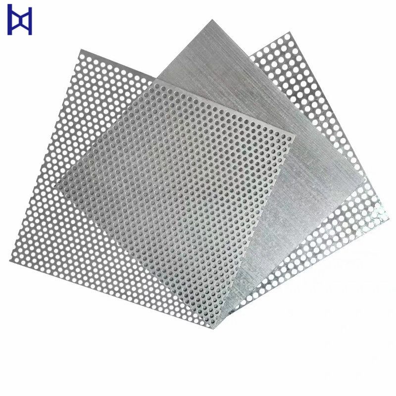 Round Hole 1mm 2mm 3mm Stainless Steel Perforated Metal Punching Mesh Screen For Decoration