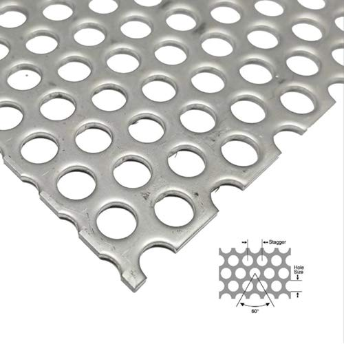 Round Hole 1mm 2mm 3mm Stainless Steel Perforated Metal Punching Mesh Screen For Decoration