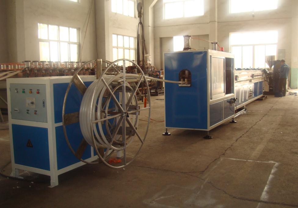 High quality Plastic PP PE EVA Single Wall Corrugated Pipe Extrusion Making Machine Production Line