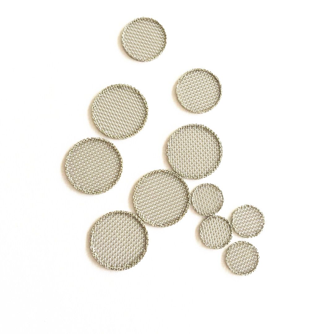 High Precision 304 Stainless Steel Woven Wire Mesh Filter Disc For Liquid Filtration