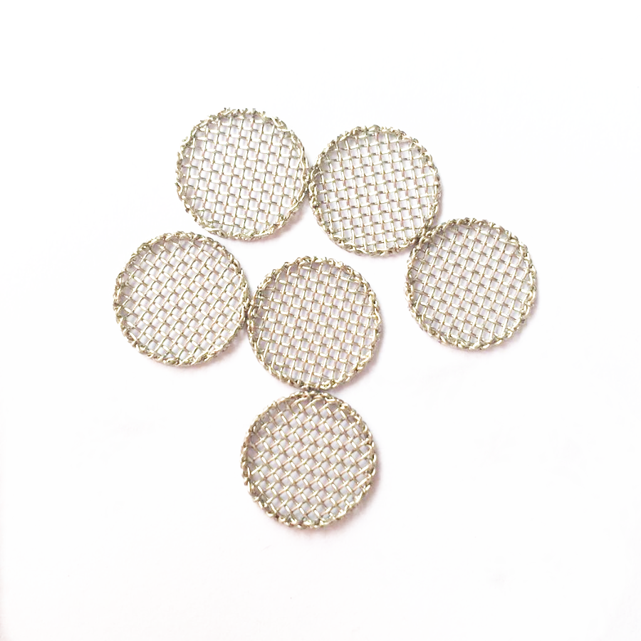 High Precision 304 Stainless Steel Woven Wire Mesh Filter Disc For Liquid Filtration