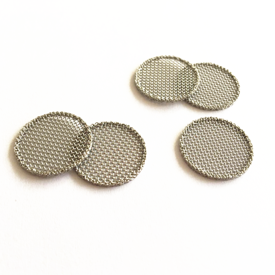 High Precision 304 Stainless Steel Woven Wire Mesh Filter Disc For Liquid Filtration