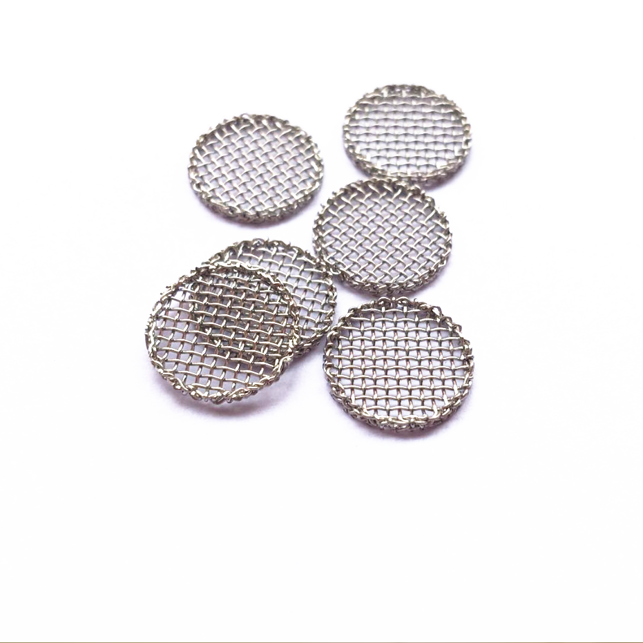 High Precision 304 Stainless Steel Woven Wire Mesh Filter Disc For Liquid Filtration