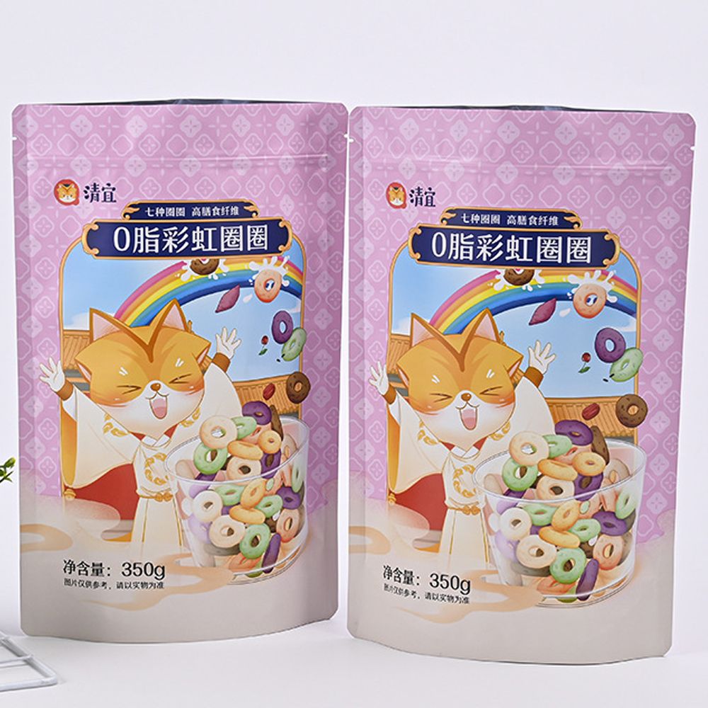 Factory Price Plastic Food Packaging Heat Sealed Bag Doypack Stand Up Pouches Mylar Bags