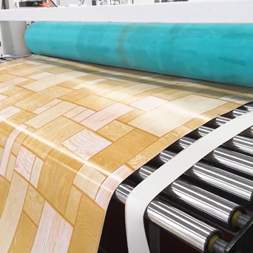 Best-selling PVC double-layer elastic floor machine PVC elastic floor leather production line floor pad