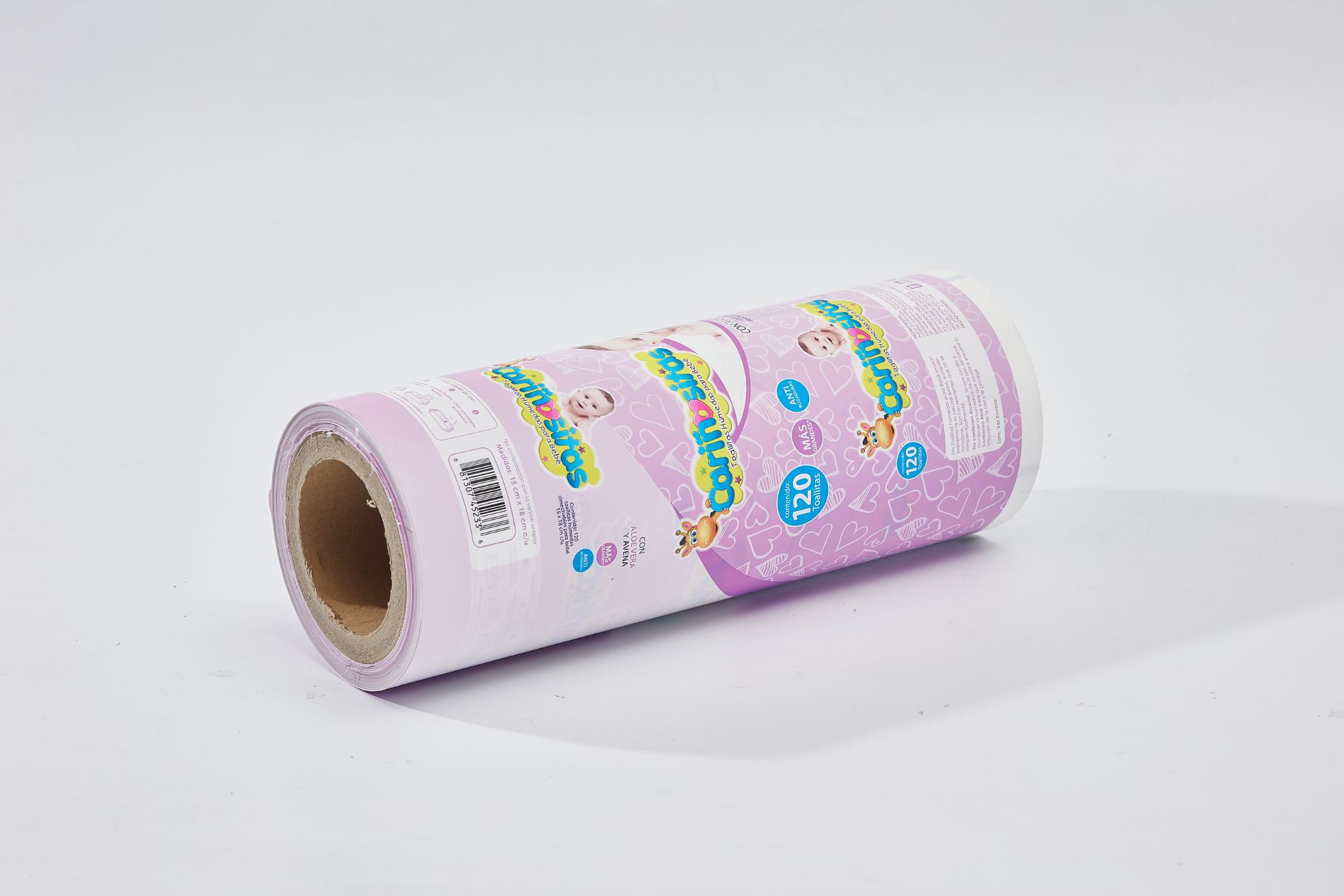 Custom Printed wet tissues roll packaging film OEM baby wet wipes packaging roll film