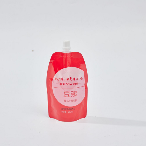 High Quality Juice wine soy milk honey Size custom Wholesale spout packaging Pouch liquid spout bag