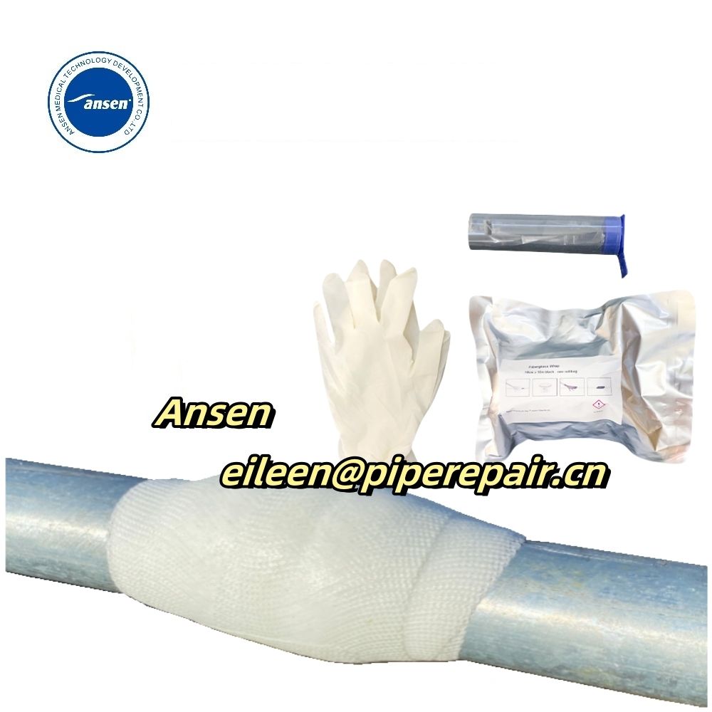 Water Activated Fiberglass Tape Pipe Repair Bandage for crack pipe repair