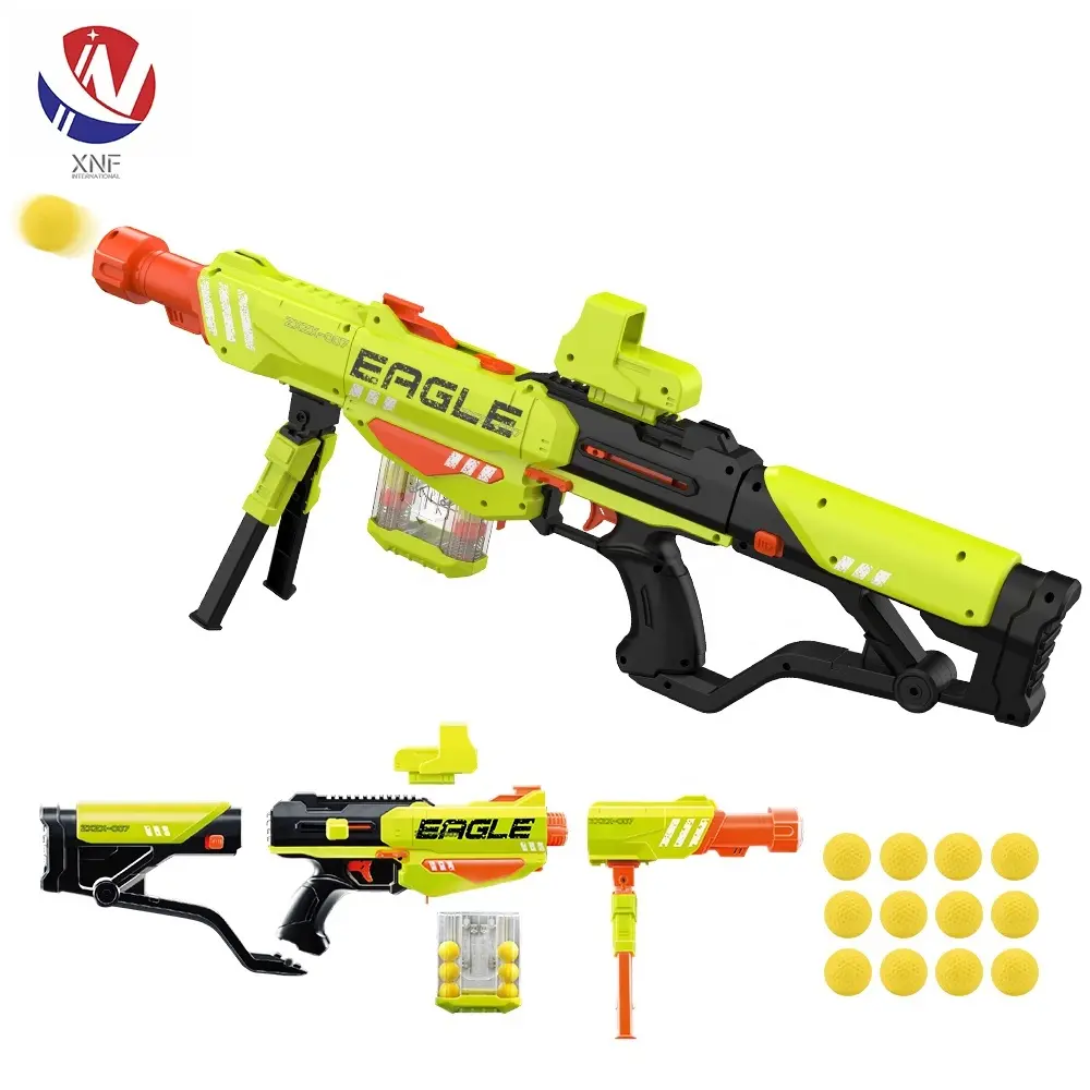 Children's toy gun soft elastic foam ball manual boy Apollo air target shooting toy