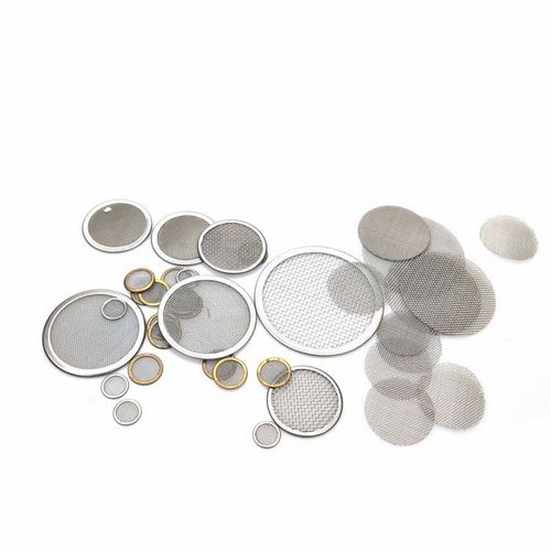 Customized Round Shape 304 316 316L Stainless Steel Woven Wire Mesh Filter Disc