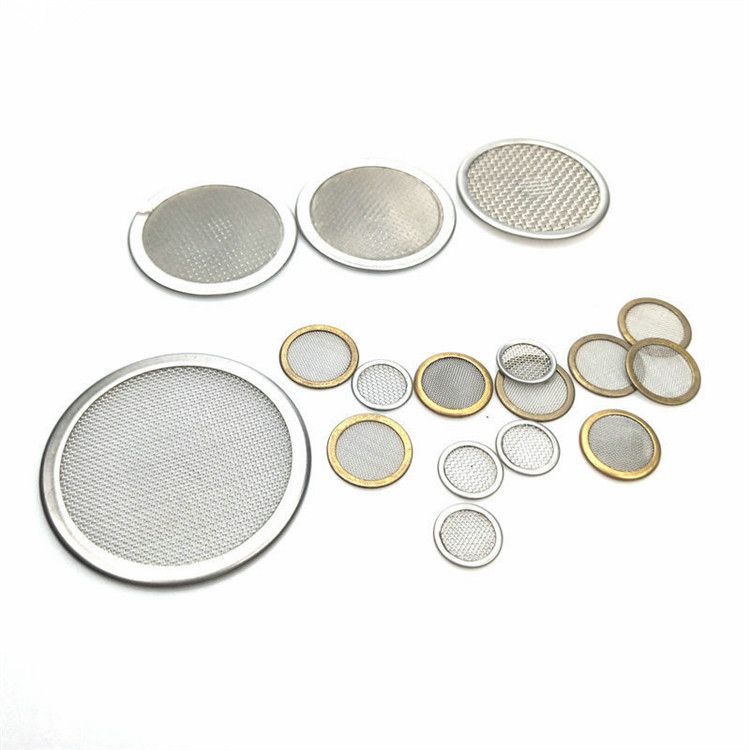 Customized Round Shape 304 316 316L Stainless Steel Woven Wire Mesh Filter Disc