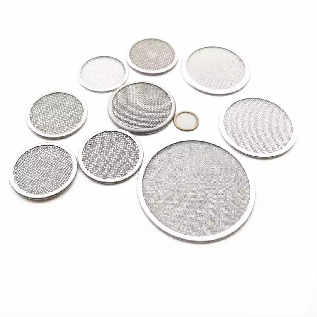 Customized Round Shape Stainless Steel Wire Mesh Filter Disc For Liquid Filtration