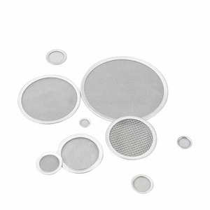 Plain Weave Customize Stainless Steel Wire Mesh Extruder Screen Round Filter Disc