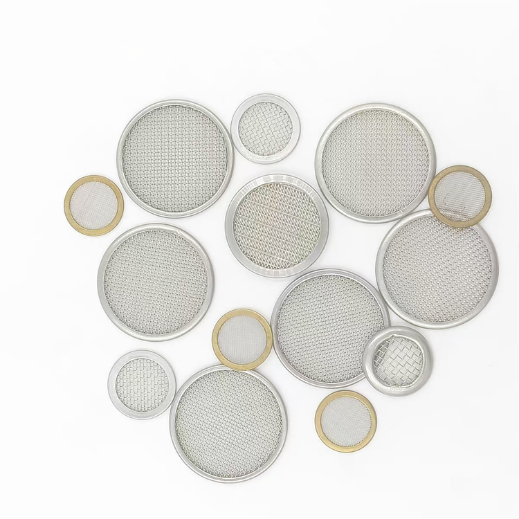 Plain Weave Customize Stainless Steel Wire Mesh Extruder Screen Round Filter Disc