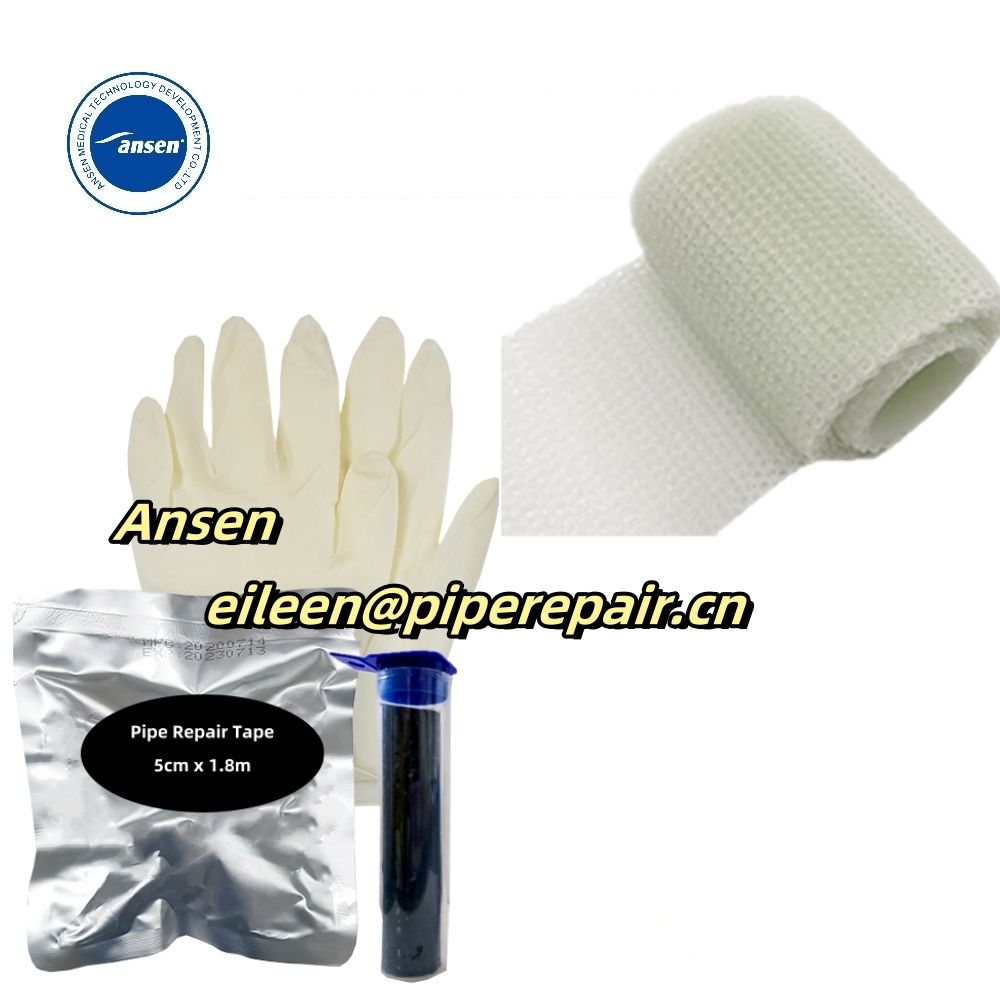 Oil Water Pipe leak Quick seal Repair Kit Fiber Glass Repair Bandage 100mm X 3.6m