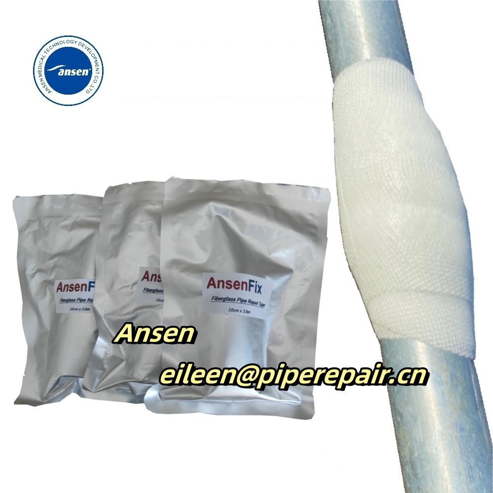 Water Activated Resin-Soaked Repair Tape Pipeline Leak Repair Kit