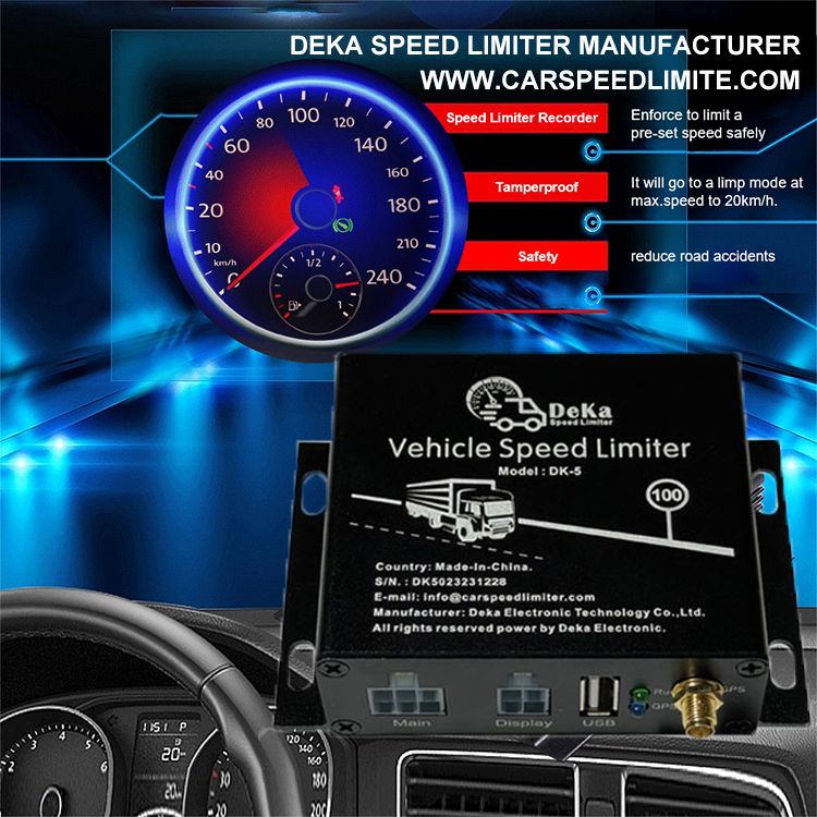 Vehicle Speed limiter alarm with over speed control device for Gps limiting vehicle speed