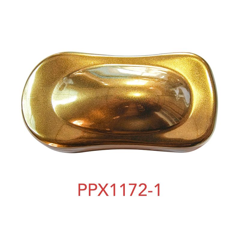 Wholesale customized PPX1172 sparkling gold electrostatic spraying epoxy powder coating polyester powder coating