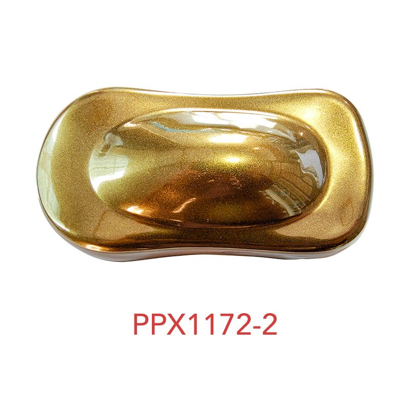 Wholesale customized PPX1172 sparkling gold electrostatic spraying epoxy powder coating polyester powder coating