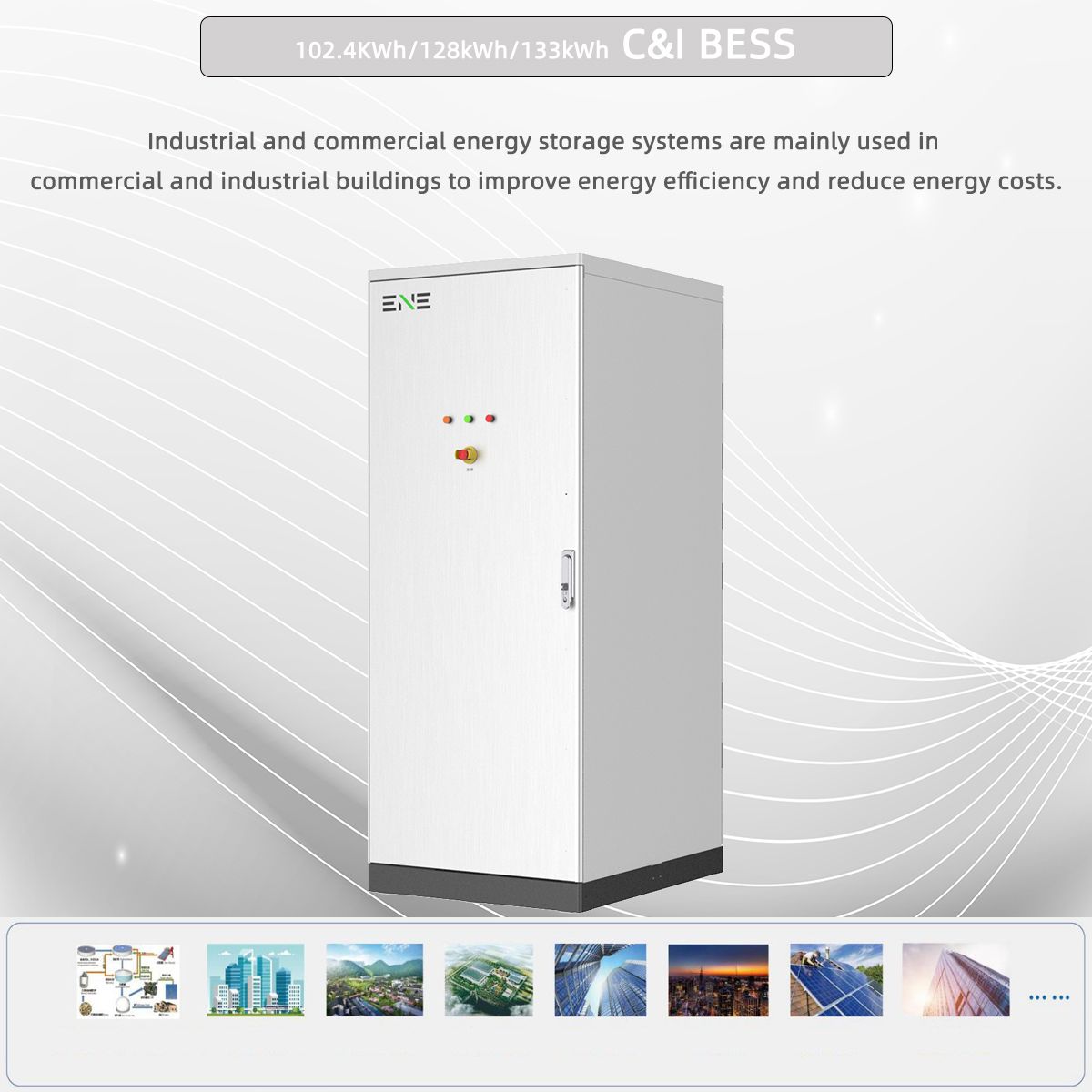 High Voltage energy storage system Air Cooling commercial industrial 102.4KWh/128kWh/133kWh lifepo4 batteries