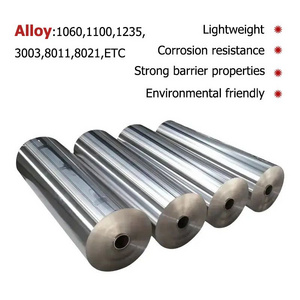 Customized high-quality waterproof aluminum foil ISO CE 8011 8006 3003 industrial aluminum foil roll