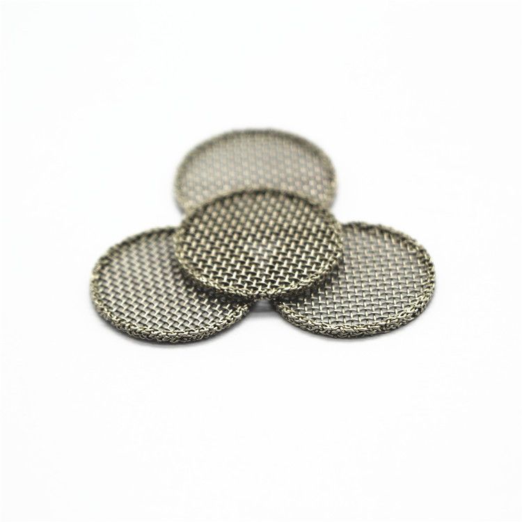 Professional Customized 304 Stainless Steel Woven Wire Mesh Filter Disc For Filtration Industry