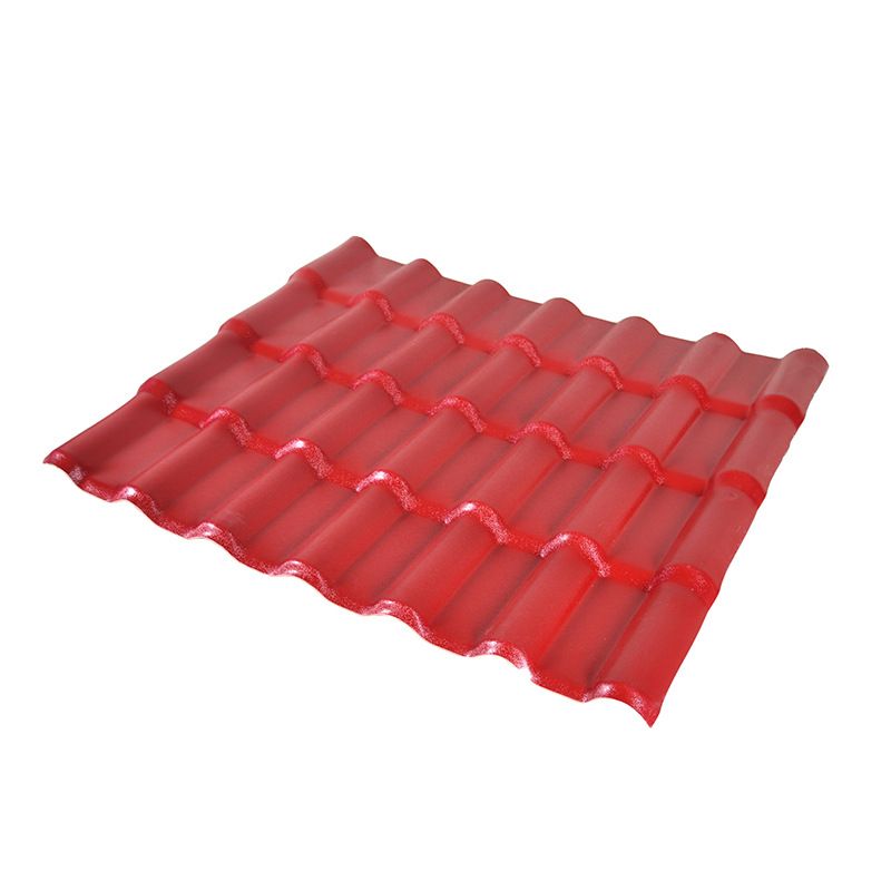 Building Material Fire Resistant Heat Insulated Synthetic Resin Plastic Roof Tile For House