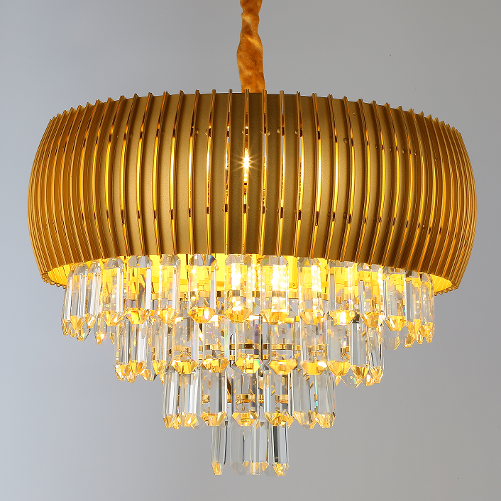 Luxury Living Room Decorative Hotel Wedding Villa Lighting Crystal Pendant Chandelier Lights