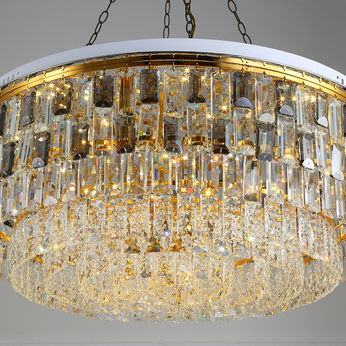 Wholesale Oem Customized Modern Decoration Indoor Crystal Pendant Lobby Hanging Light