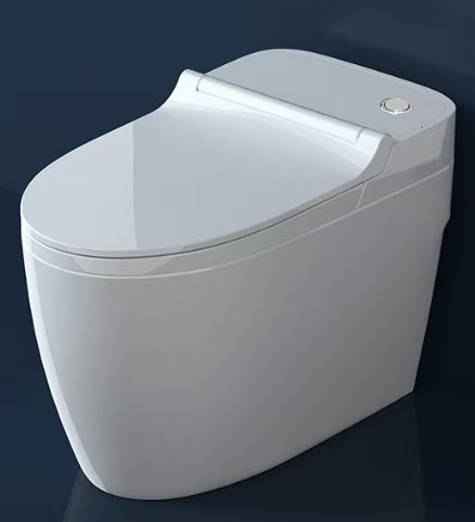 Bathroom One Piece Wc Ceramic Smart Toilet Automatic Cleaner Wc Toilet With Bidet