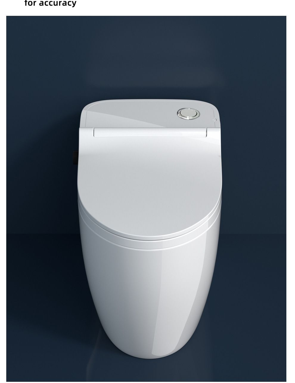 Bathroom One Piece Wc Ceramic Smart Toilet Automatic Cleaner Wc Toilet With Bidet