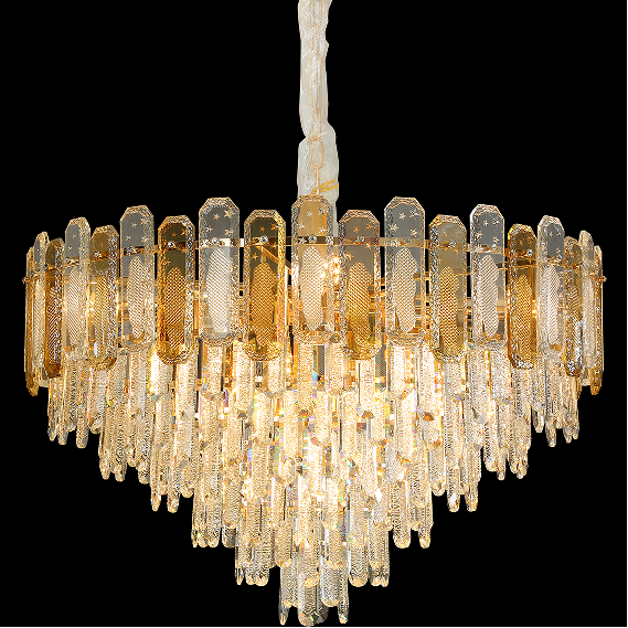 Modern Luxury Dining Room Indoor Crystal Chandelier Pendent Lamp For Restaurant Home