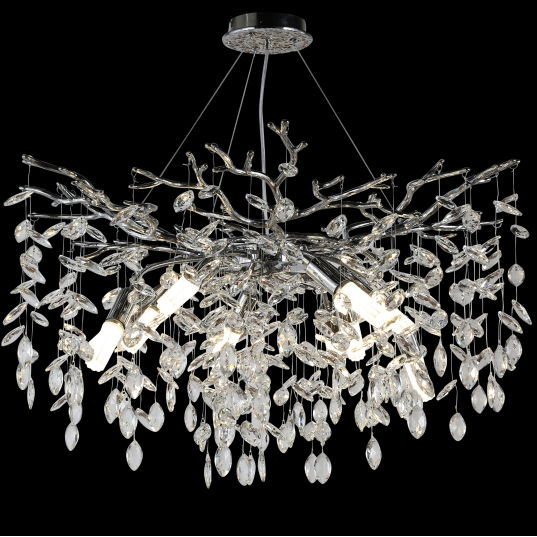 Nordic Room Lighting Led K9 Modern Chandelier Luxury Crystal Pendants Lamp Lustre Lights For Home Decoration