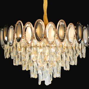 Luxury Crystal Living Room Ceiling Light Chandelier Bedroom Quality Lamps Pendant Light