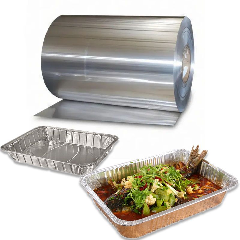 Free Sample Roll 8011 1235 Food Grade Aluminum Foil 9/14/20/24 Micron for Takeaway/Kitchen