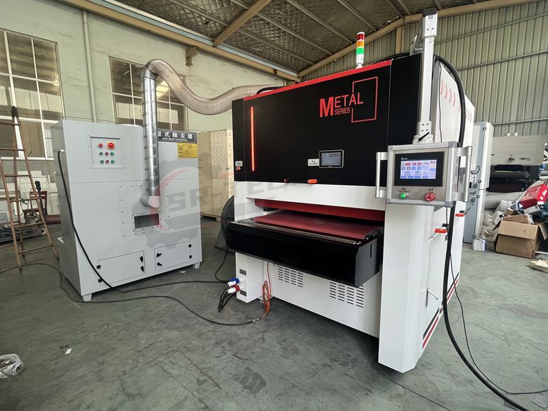 Metal deslagging chamfering and deburring machine for cutting machine finish part