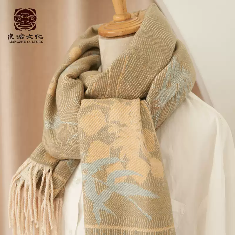 Liangzhu culture wool scarf winter