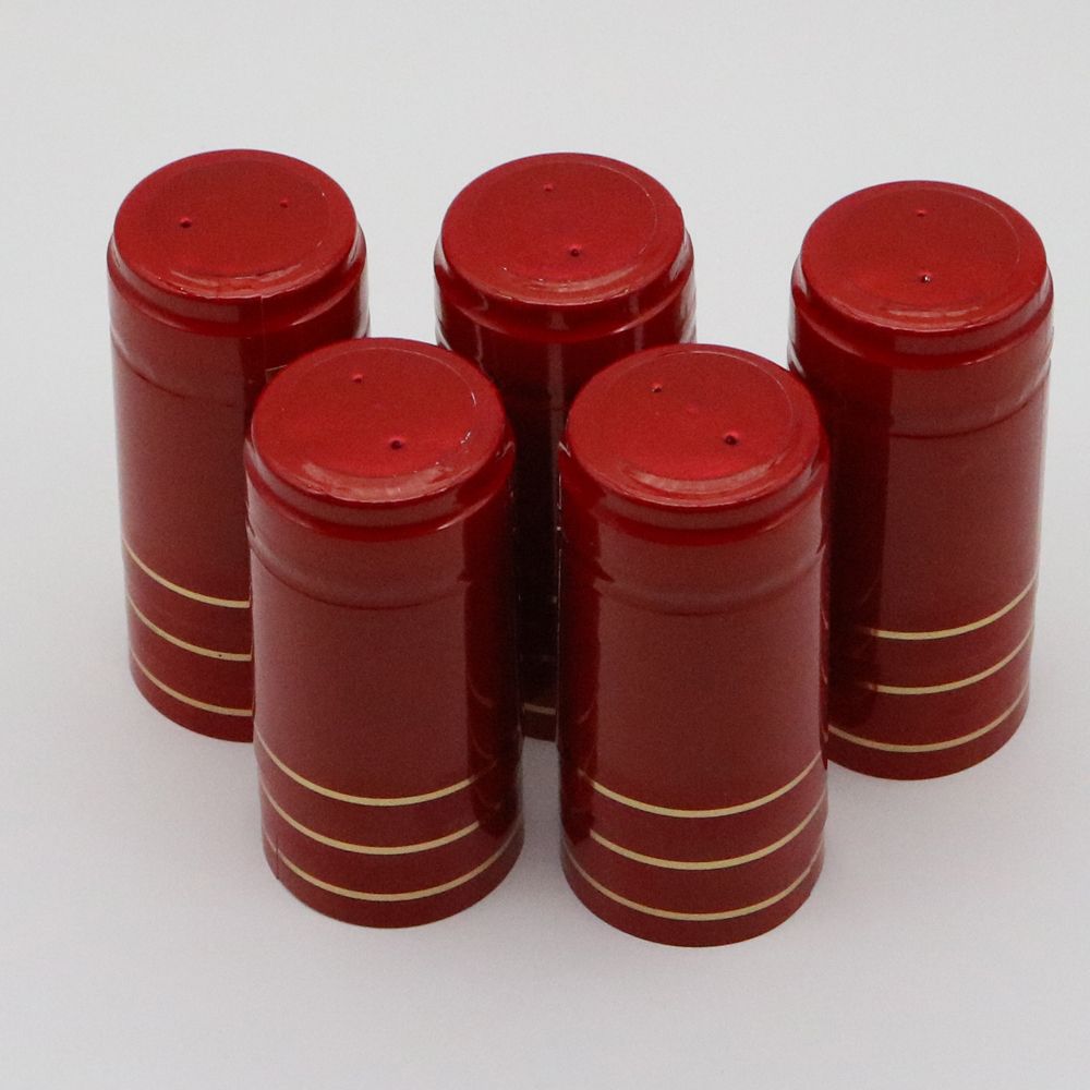 Custom Embossed Logo Heat Shrink Capsules Sealing Pvc Wine Capsule For Wine, Grappa, Spirits, Oil, Vinegar