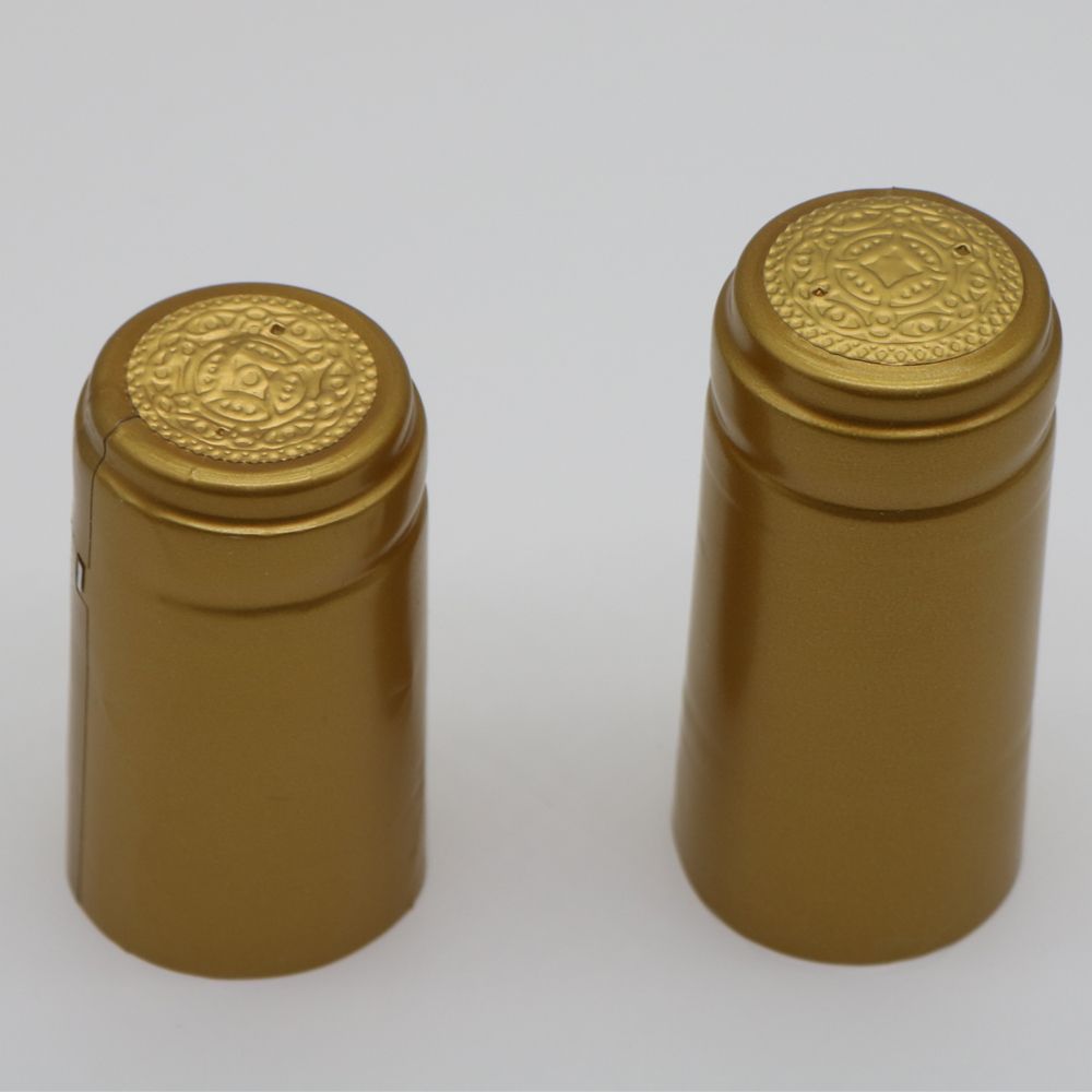 Custom Embossed Logo Heat Shrink Capsules Sealing Pvc Wine Capsule For Wine, Grappa, Spirits, Oil, Vinegar