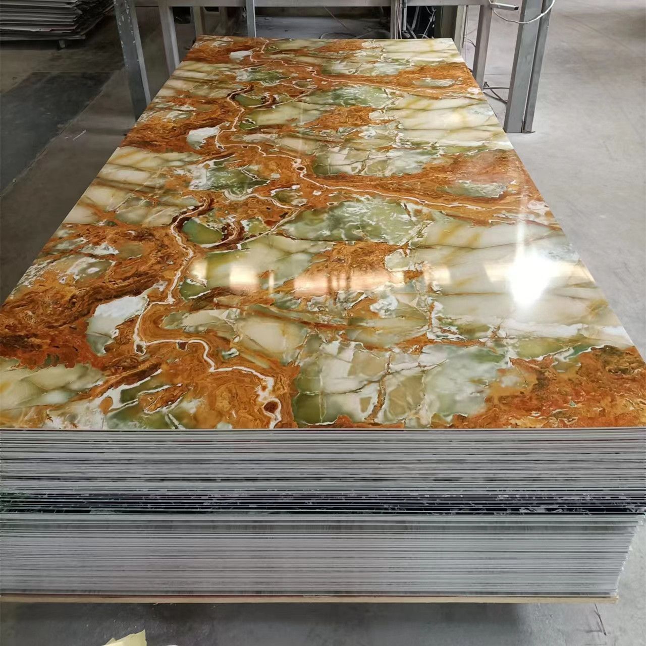 Wholesale Waterproof Competitive Price Uv Board Pvc Marble Sheet Wall Panel For Decoration