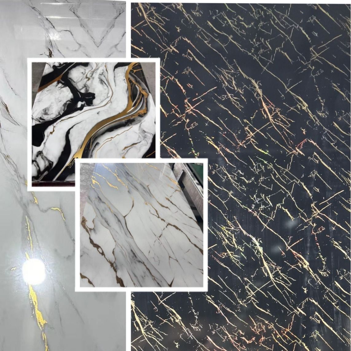 Wholesale Waterproof Competitive Price Uv Board Pvc Marble Sheet Wall Panel For Decoration