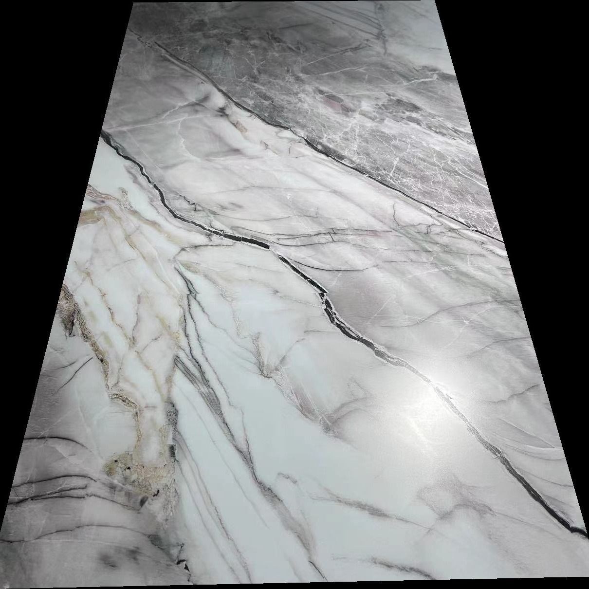 Interior Alternative Marble Decoration Veneer Pvc Marble Uv Coating Sheet Uv Board Wall Panel