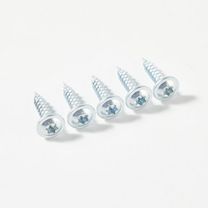 Truss washer head zinc plated self tapping screw